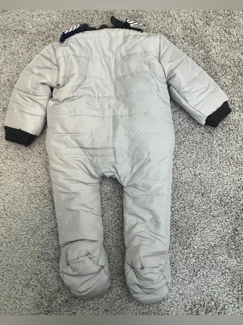Buckle Me Baby Coats Gray Snowsuit 12M One Piece Winter Bunting
